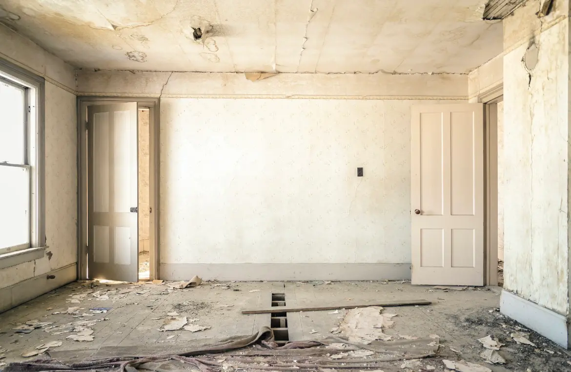 Waste disposal crew managing a cleanout project in Orangeville